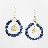 blue gemstone jewelry citrine earring shopping