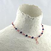 pink topaz designer necklaces