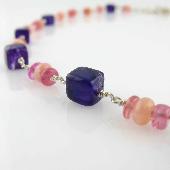 purple topaz handmade beaded necklaces