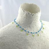 green peridot gemstone necklace