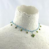blue gemstone jewelry tourmaline handmade necklaces