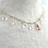 pink opal wrap necklaces
